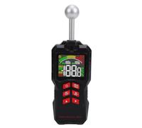 Misuratore Umidità Senza Puntali, Igrometro Digitale E Rilevatore Umidità | Display Lcd, Rilevamento Capacitivo, Doppia Analisi, Intervallo 0,1-100%, Sonda Sferica In Lega Per Cartongesso, Legno