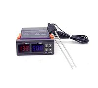 Misuratore Umidità Suolo Regolatore di umidità del suolo Regolatore di temperatura e umidità del suolo della serra Monitor di quotazione del suolo(STC-3029 DC12V)