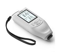 Misuratore vernice auto per auto usate acquisto test (nero) | Intervallo di misurazione 0-2000µm, risoluzione 1µm, rilevamento FE/NFE, analisi precisa della vernice dell'auto