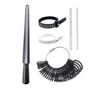 Misuratori Di Anelli Per Misurare | Strumento Per La Misurazione Degli Anelli 6x Calibro Per Riutilizzabile | Strumento Di Misurazione Del Calibro Delle Dita Staccabile E Portatile Per La Creaz