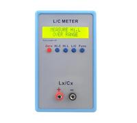 Misuratori di capacità, LC200A Misuratore di induttanza e capacità Misuratore di prova a ponte digitale LCR Tabella Display LCD giallo Tester multimetro L/C