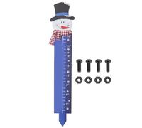 Misuratori di per Fiocchi di da 24 Pollici, Righello per Misurare Le Nevicate All'aperto in Acciaio Inossidabile con Scala di Caratteri di Grandi Dimensioni, Regali di