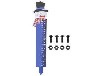 Misuratori di per Fiocchi di da 24 Pollici, Righello per Misurare Le Nevicate All'aperto in Acciaio Inossidabile con Scala di Caratteri di Grandi Dimensioni, Regali di