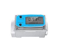 Misuratori di portata, Misuratore di portata for olio combustibile con display LCD digitale da 1 pollice filettatura NPT e contatore intelligente