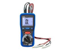 Misuratori di Resistenza, DT-5302 Tester di bassa resistenza messa a terra digitale professionale isolamento Milliohmmetro a quattro fili