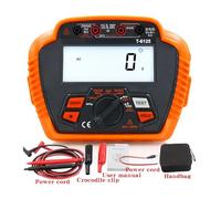 Misuratori di Resistenza, Tester di resistenza isolamento T6125 Megaohmmetro digitale ad alta precisione 500V 2500V Misuratore portatile intelligente(T6125(2500V))