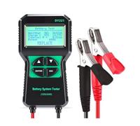 Misuratori di Resistenza, Tester for batteria auto 12V 24V Strumento diagnostico digitale for alternatore automobilistico con capacità di carico 100-2000 CCA for una precisione