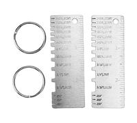 Misuratori di spessore in acciaio inossidabile Standard professionale Strumento per misurare lo spessore della saldatura di lamiere per misurare il diametro del filo e le (UNA)