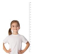 Misurazione 'altezza per parete, grafico di crescita adesivo, 0-78,74 pollici, righello impermeabile trasparente per bambini, decorazione per cameretta dei bambini, adesivo da parete trasparente