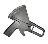 Misurazione del grasso cutaneo, strumento di misurazione della fisica del corpo,Pinza della piega della pelle 0-88 mm Pinza del grasso corporeo - Strumento di misura professionale a doppia molla