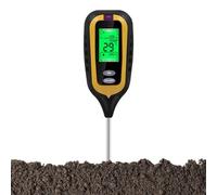 Misurazione 'umidità della pianta, misuratore di umidità del suolo Piante interne - 4 in 1 tester di umidità per il suolo - Igrometro di pH/luce/temperatura/tester per il trattamento del