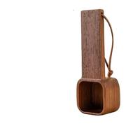 Misurini da Caffè Cucchiai da caffè in legno, corda appendere in di noce, misurino, chicchi macinati, cucchiaino zucchero quadrato for tè e ufficio(L)