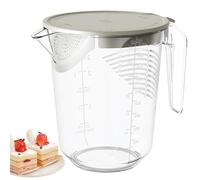 Misurini - Diversi misurini da cucina | Misurini in vetro temperato per liquidi | Tazza da forno multi misura | Coppe per mescolare farina, zucchero e cottura