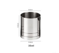 Misurini in acciaio inox per preparazione cocktail, 25 ml, 35 ml, 50 ml (35 ml)