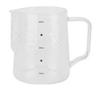 Misurini in Vetro, Tazza per Caffè Latte da 500 Ml Misurino per Schiuma in Vetro Addensato per Caffetteria Domestica