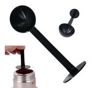 Misurino caffè2 in 1 - Cucchiaio standard da 10 g con pressino 15x5x4,6 cm in PP | Accessorio per macchina da caffèespresso che consente di misurare e pressare con precisione il caffèmacinato nella
