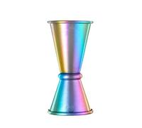 misurino cocktail Doppio cocktail Jigger, 4,75 pollici, da 0,5 once a 2(Rainbow 15ml 22ml)