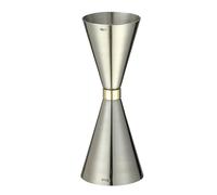 misurino cocktail Doppio cocktail Jigger Bar Cocktail Dosatore Liquore Misurino Martini Barra degli strumenti for misurare(Ring Silver 45 60ml)