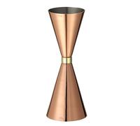 misurino cocktail Doppio cocktail Jigger Bar Cocktail Dosatore Liquore Misurino Martini Barra degli strumenti for misurare(Ring Copper 60 90ml)