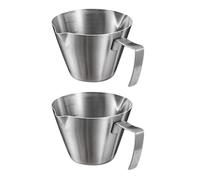 Misurino con beccucci opposti per entrambi i lati, 1 vero colore | Maniglia laterale per tenere e dirigere la tazza, beccucci opposti per versare il caffè su entrambi i lati durante la