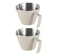 Misurino con beccucci opposti per entrambi i lati, bianco | Maniglia laterale per tenere e dirigere la tazza, beccucci opposti per versare il caffè su entrambi i lati durante la