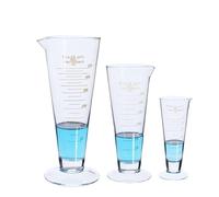 Misurino conico in vetro graduato da 50/100/250/500/1000/2000ml Triangolo da laboratorio(1 set for all)