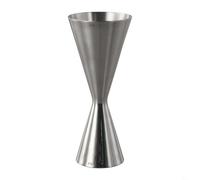 Misurino da cocktail in acciaio inox a doppio colpo per baristi, strumento da bar integrato 304 con marcature di precisione per mescolare feste a casa, (30/60 ml)