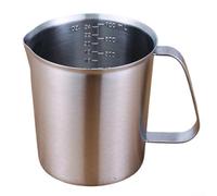Misurino di precisione in acciaio inox da 453,6 g per cucinare e cuocere, brocca in metallo per miscele umide e secche, gadget da cucina 500 ml (700 ml)