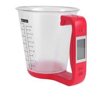 Misurino Digitale 1000g 1g Display Lcd Multifunzione Rosso | Materiale PC Abs, Alimentazione a Batteria a Bottone, per Bevande e Dosaggio in Farmacia