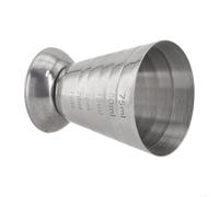 Misurino in acciaio inox, 75 ml, per mescolare cocktail e liquori, strumento essenziale per barbecue e celebrazioni