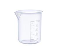 Misurino in plastica trasparente, becher da laboratorio, brocca graduata for liquidi, contenitore for cucina, bilancia for la misurazione della cottura al forno(1)