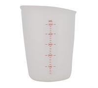 Misurino in silicone - Misurino flessibile e trasparente per ingredienti liquidi, prodotti da forno e cocktail (500 ml)