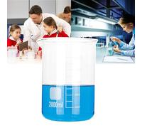 Misurino in vetro, 800 ml, graduato, resistente al calore, fondo piatto stabile, design facile da versare, ideale per esperimenti e ricerche