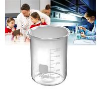 Misurino in vetro, 800 ml, graduato, resistente al calore, fondo piatto stabile, design facile da versare, ideale per esperimenti e ricerche