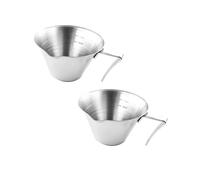 Misurino per caffÃ¨ espresso con manico, confezione da 2, doppia S