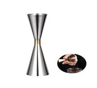 Misurino per cocktail a due estremità, in acciaio inox 304, con marcature di misurazione, 30 ml/60 ml