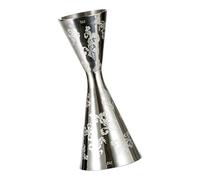 Misurino per cocktail e barista, in acciaio inox, 28,3 - 56,7 g, colore: argento