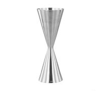 Misurino professionale a doppio colpo, in acciaio inox, per cocktail, barista, strumento con doppia scala di misurazione per casa, bar, cucina (60/90 ml)