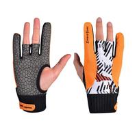 MISUVRSE 1 paio di guanti da bowling destro sinistro per accessori da polso antiscivolo sport polso semi antiscivolo