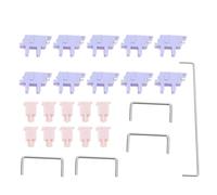 MISUVRSE 1 set Precise Made Satellites Assemblato Stabilizzatore per Tastiera Meccanica Builds 2/6.25U Filo di Acciaio Componenti Tastiera