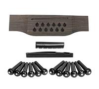 MISUVRSE 15 pz/set Chitarra Acustica Ponte Perni Dado Set Palissandro Superiore Inferiore Stringa Cuscini Set Per Accessori Chitarra Acustica Parti Ponte Perni Parti di Ricambio