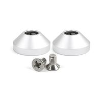 MISUVRSE 2Pcs Tastiera Meccanica Anodo Metallo Alluminio Mat Tapered Lift Type Mat Pad Anodizzato Alluminio Cono Piedi