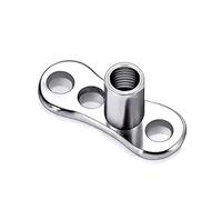 MISUVRSE Ancora dermica alla moda in acciaio robusto, 1.6mm M1.2, come descritto