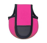 MISUVRSE Borse di pesca a rullo sacchetto sacchetto sacchetto di protezione impermeabile copertura per mulinelli da pesca Baitcasting Roll Drum borsa, Rosa rosso