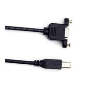 MISUVRSE Cavo di prolunga USB per stampante a trasferimento rapido, quadrato, da maschio a femmina, con orecchie sicure per una connessione stabile, cavo per stampante di trasferimento dati