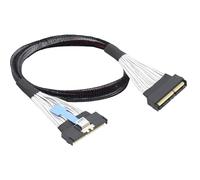 MISUVRSE Cavo server SASs MCIO5.0 124P 16X, trasferimento dati ad alta larghezza di banda e compatibilità universale, cavo dati veloce per server