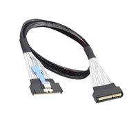 MISUVRSE Cavo server SASs MCIO5.0 124P 16X, trasferimento dati ad alta larghezza di banda e compatibilità universale, cavo dati veloce per server