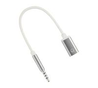 MISUVRSE Convertitori da maschio a tipo C femmina da 3,5 mm per cuffie AUX da tipo a cavo adattatore a testa rotonda per cuffie piatte Adattatore audio USB