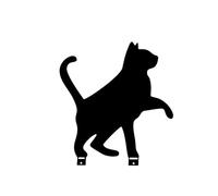 MISUVRSE Ferro Decorazioni Animali Spina Metallo Animale Giardino Paletti Statue Inserto Aste Decorazioni Terra Nero