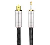 MISUVRSE Il cavo audio in fibra ottica veloce supporta il suono Dolby a 5.1 canali per televisori e soundbar, cavo digitale digitale